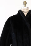 Sasson Cropped Faux Fur Coat S/M