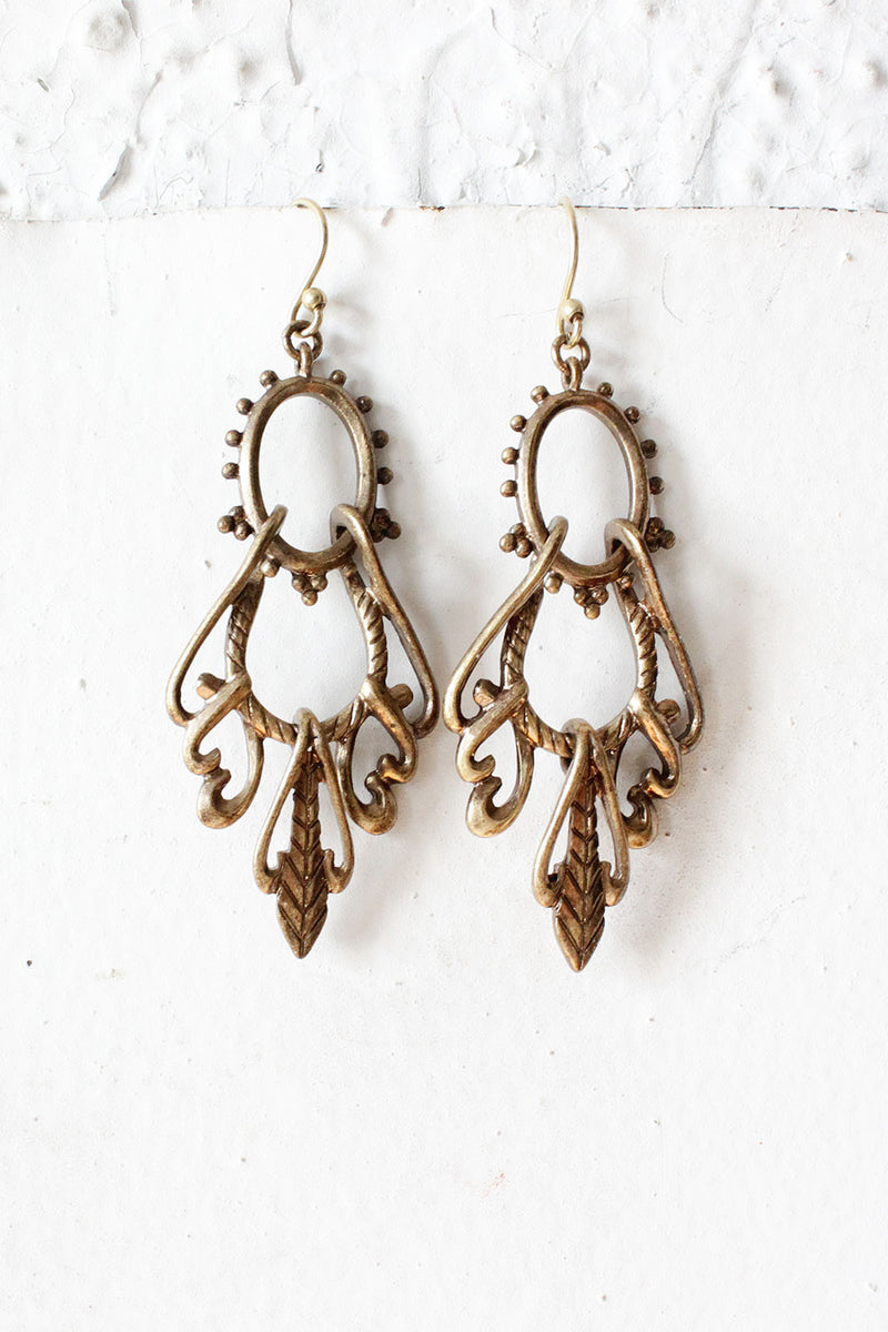 Bronze Palace Earrings