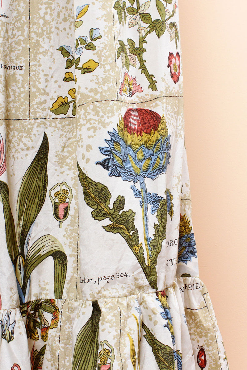 Serbin Botanical Print Dress M