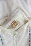 Gunne Sax Ivory Gauze Maxi Dress XS