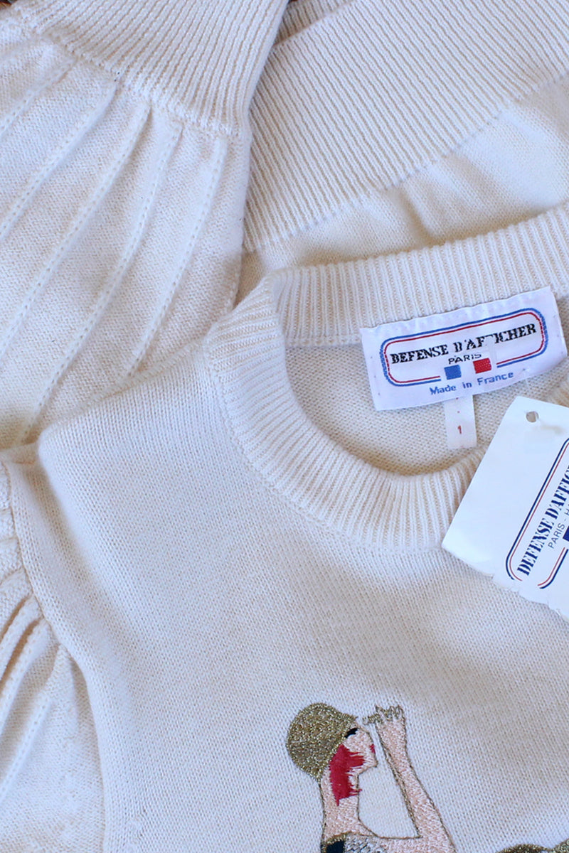 LAYAWAY // Mademoiselle Ivory Sweater S/M