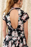 Full Circle Bouquet Open Back Dress M