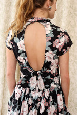 Full Circle Bouquet Open Back Dress M