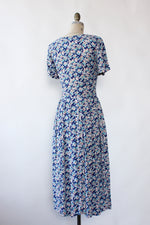 Carol Anderson Cobalt Floral Dress S/M