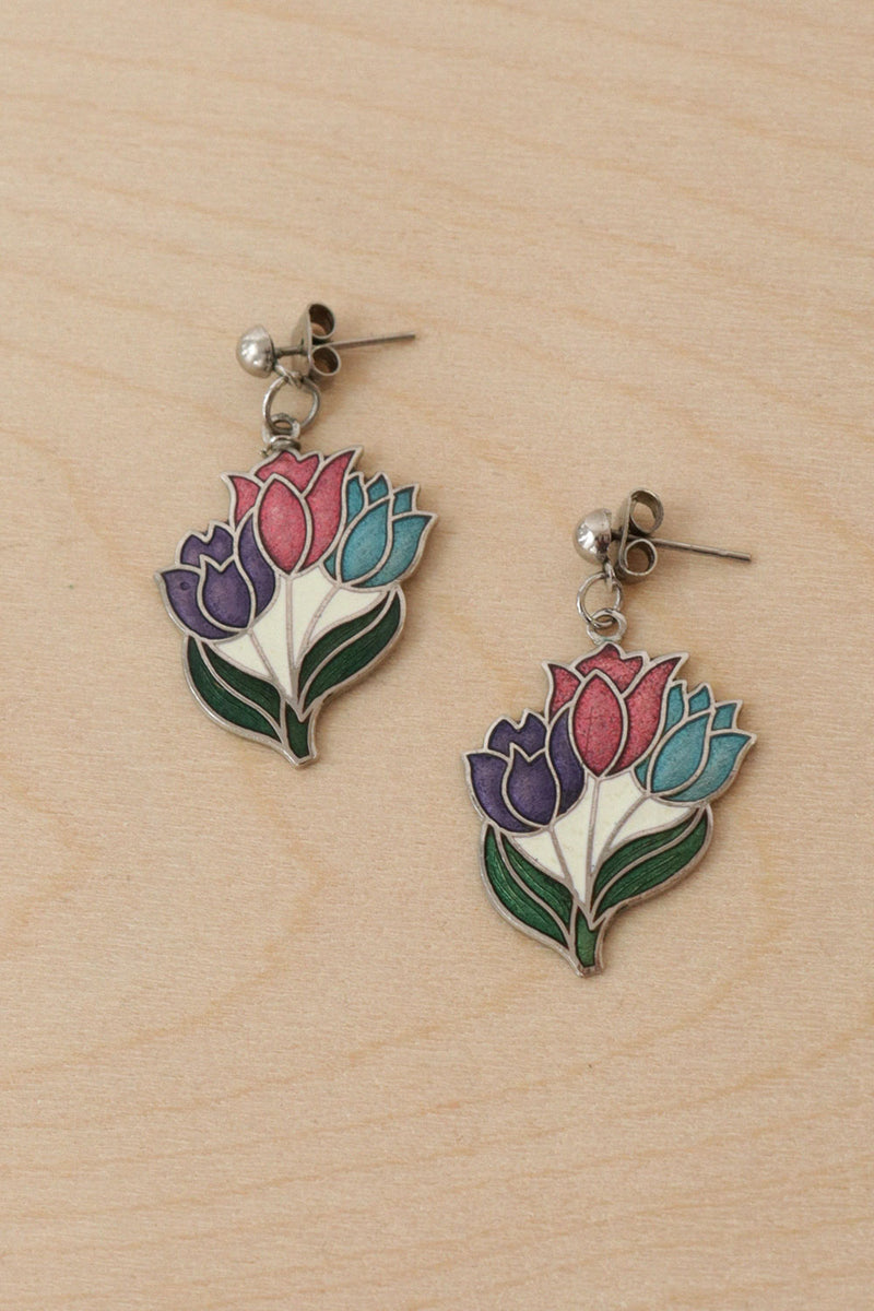 Tulip Bouquet Earrings