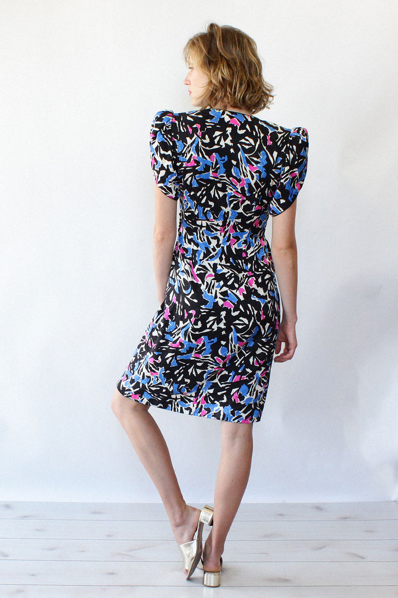Petal Sleeve Art Dress S