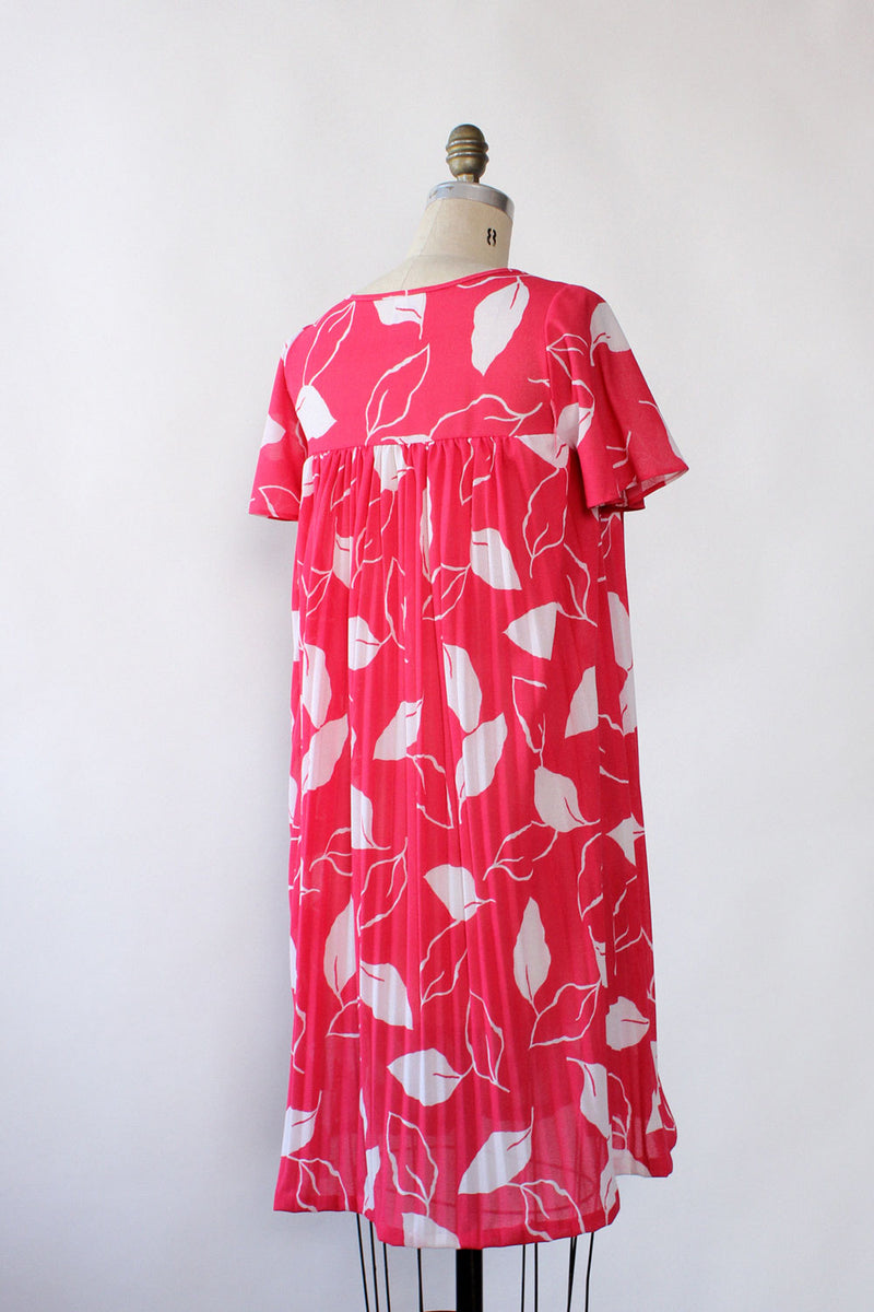 Pink Pleated Flare Dress XS/S