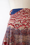 Cotton Horse Print Wrap Skirt S-L
