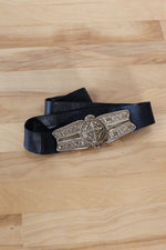 Gold Medallion Latch Belt