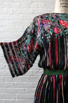 Silk Farm Chiffon Mix Print Dress S/M