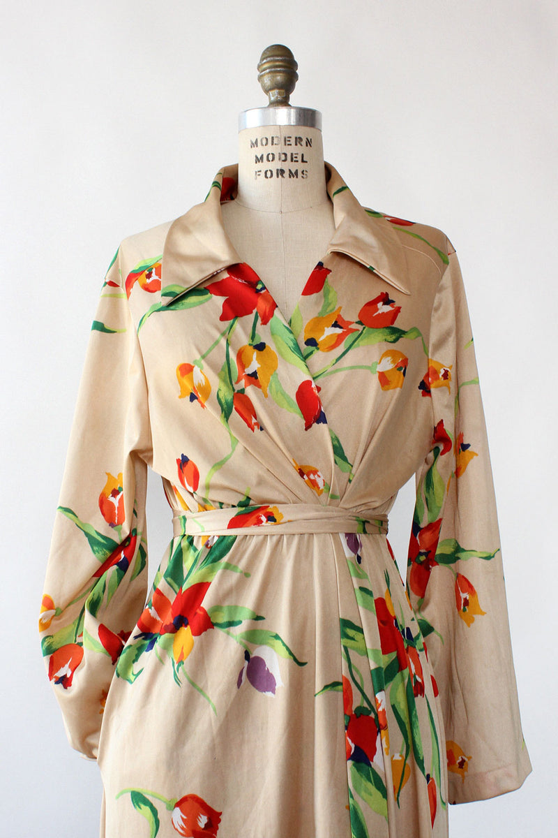 Tulip Delight Wrap Robe M/L