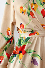 Tulip Delight Wrap Robe M/L