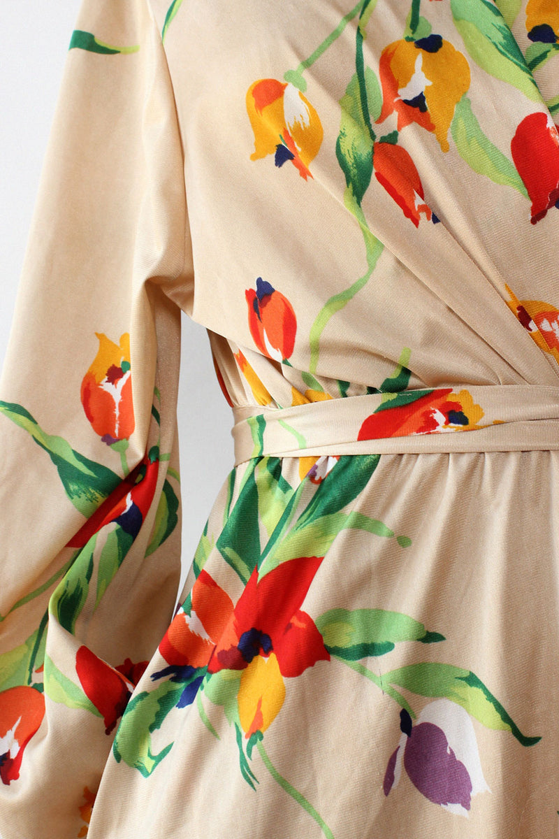 Tulip Delight Wrap Robe M/L