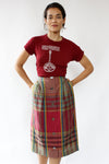 Perry Plaid Skirt XS