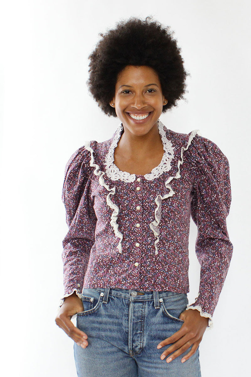Jessica Calico Prairie Blouse XS/S