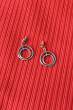 Brassy Bullseye Dangles