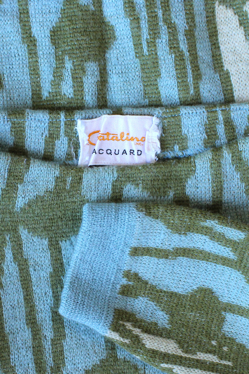 Catalina Jacquard Boatneck Sweater S/M