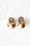 Brutalist Crystal Earrings