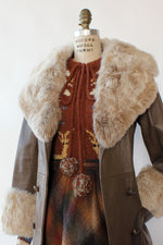 Mushroom Leather Penny Lane Coat S/M