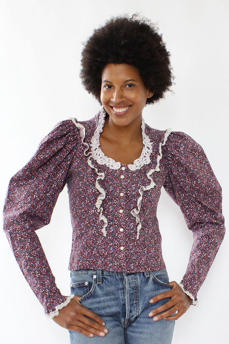 Jessica Calico Prairie Blouse XS/S