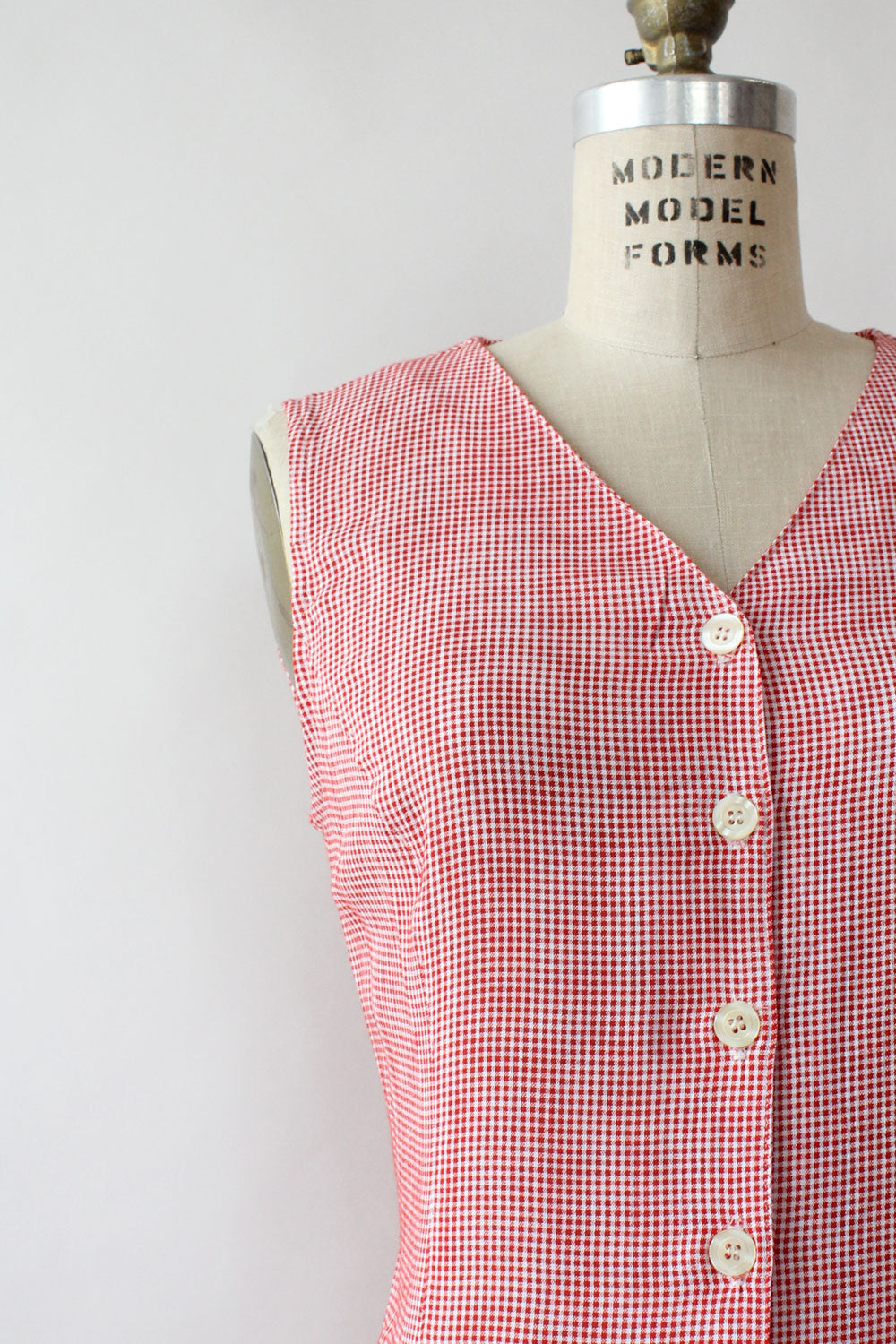 Apple Gingham Picnic Dress S/M