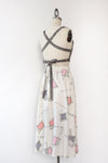 Pastel Shapes Swishy Skirt XS-M