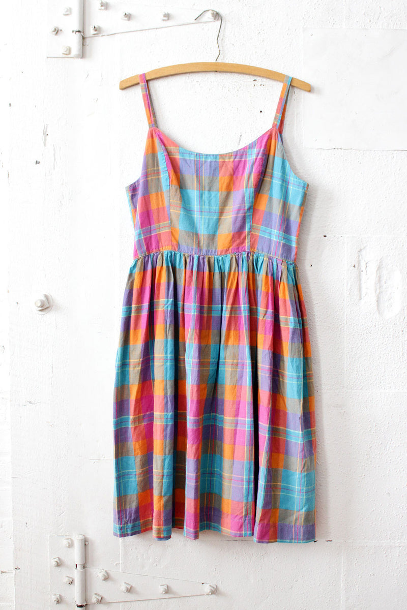 Juicy Fruit Plaid Dress S/M