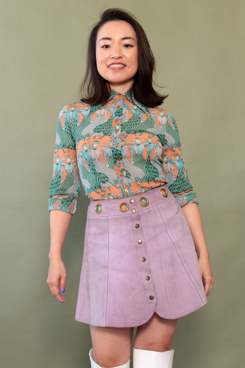 Edwardian Ladies Novelty Blouse XS