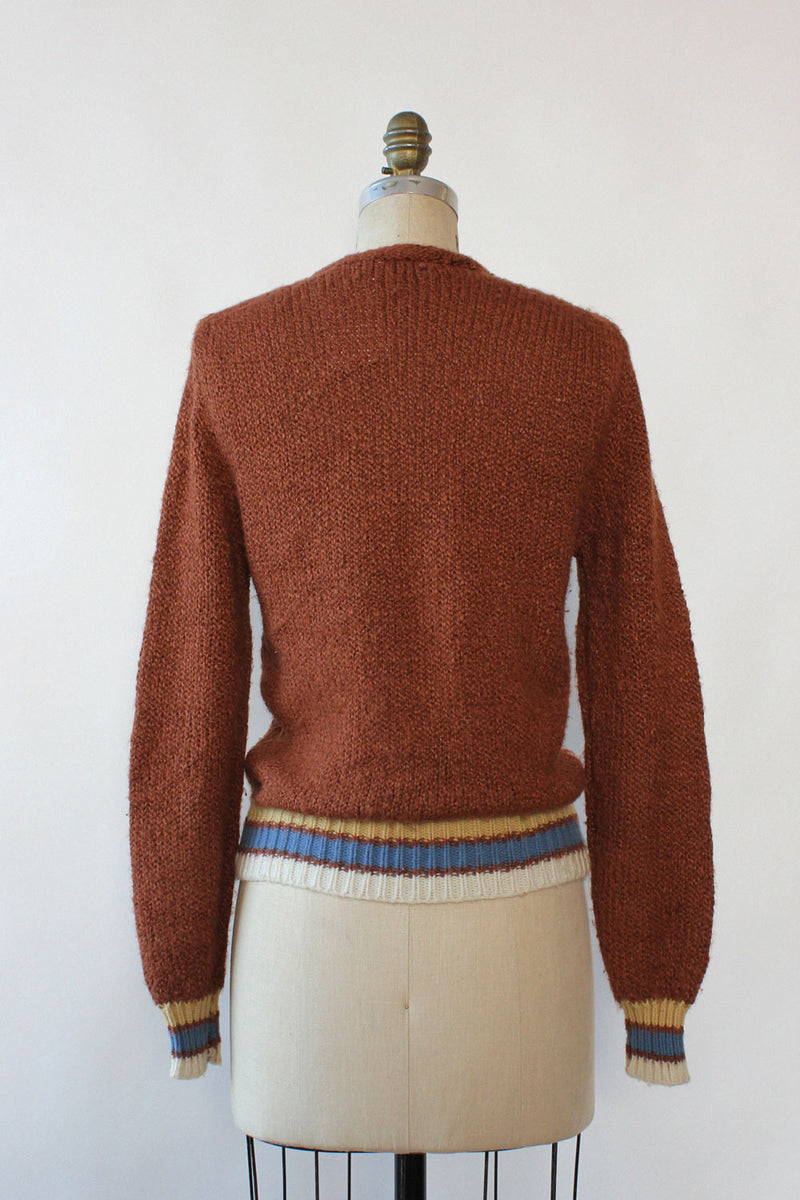 Pom Pom Reindeer Cardigan S/M