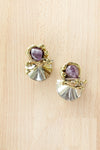 Brutalist Crystal Earrings