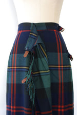 Ralph Lauren Plaid Blanket Skirt S/M
