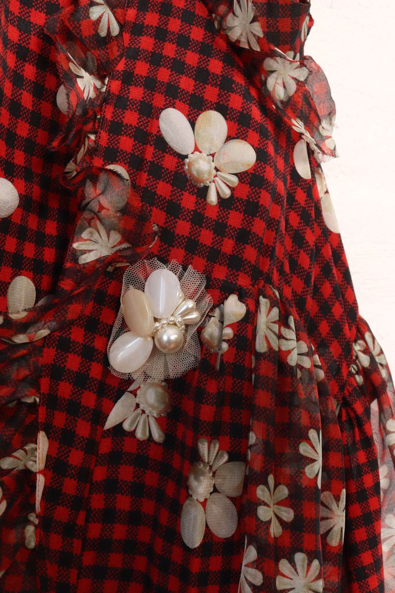 Simone Rocha Silk Chiffon Deconstructed Dress XS/S