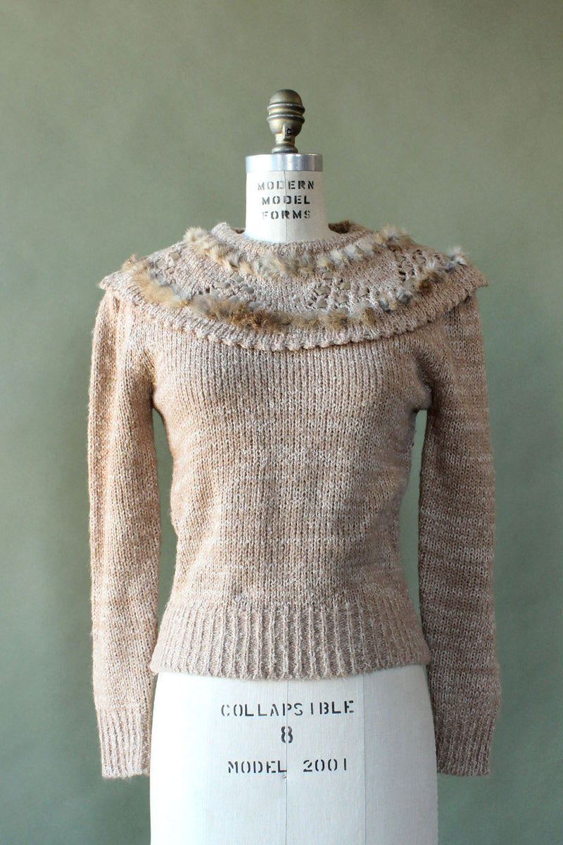 Erika Fur Weave Sweater S/M