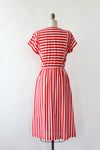 Scarlet Stripe Knit Dress S/M