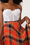 White Lace Bustier 36B