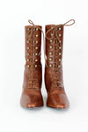 Chestnut Granny Boots 5 1/2