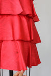 Cybil Ruby Tiered Dress XS/S