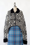 Michael Simon Chunky Graphic Cardigan M/L