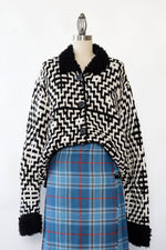Michael Simon Chunky Graphic Cardigan M/L