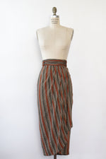 Shelli Draped Woven Tie Skirt XS-M