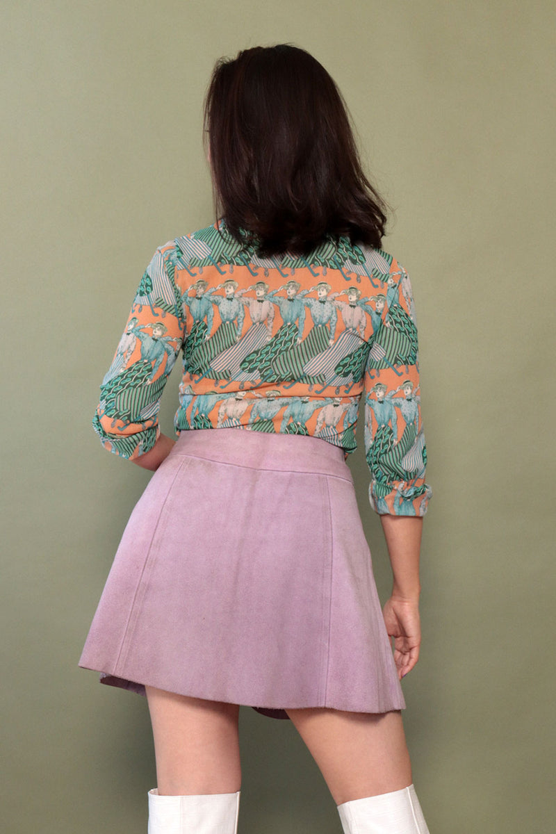 Edwardian Ladies Novelty Blouse XS