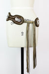 60s Studded Fringe Belt