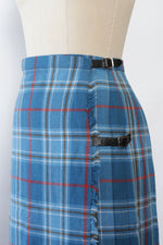 Scottish Blue Kilt Skirt XS