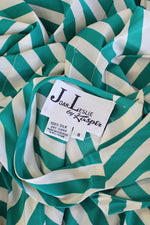 Silk Candy Stripe Dress S