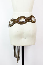 60s Studded Fringe Belt