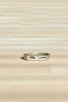 Sterling R Initial Ring