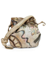 painted bucket bag