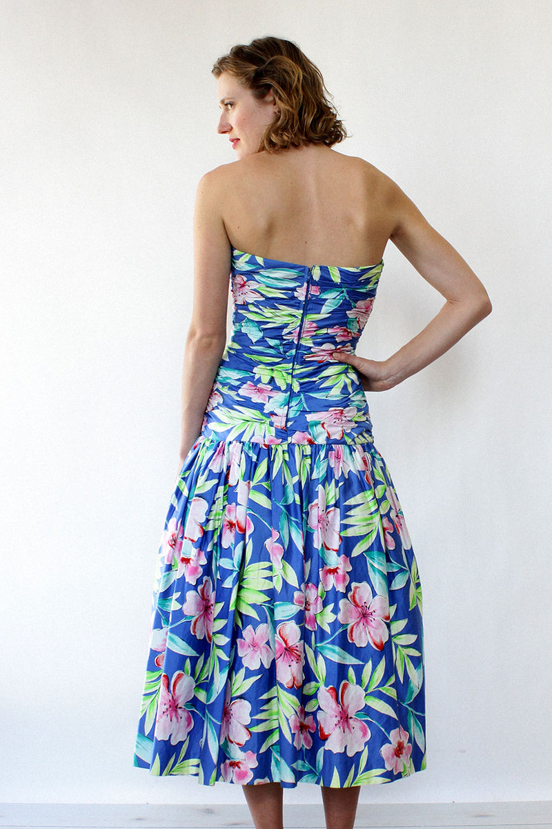 Victor Costa Floral Ballgown S