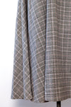 Glen Plaid Sweeping Maxi Skirt XS