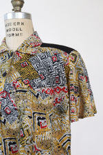 Stoplight Flare Crop Shirt M